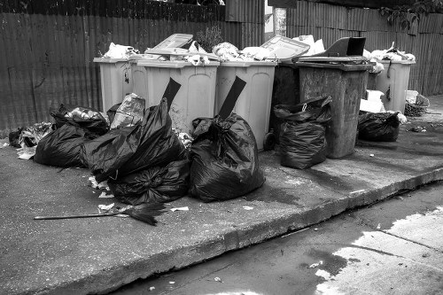 Professionals organizing a Pimlico garage