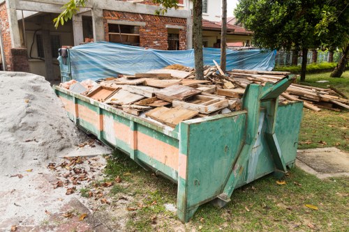 Professional house clearance team at work in Pimlico home